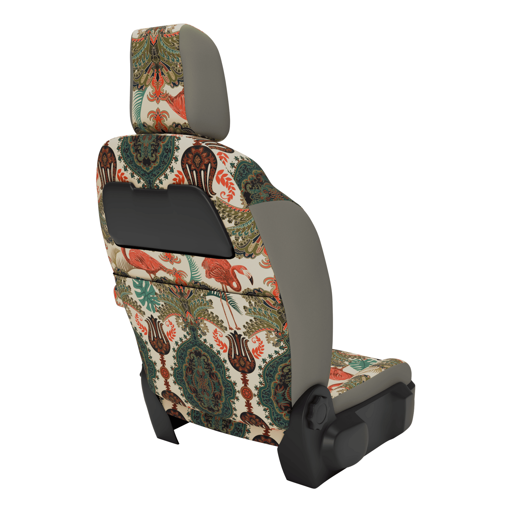 seat covers Full Oriental Flamingo