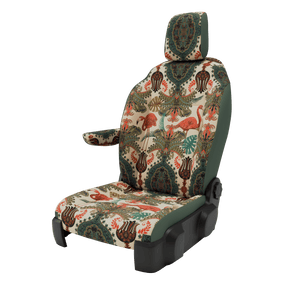 seat covers Full Oriental Flamingo