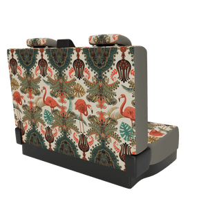 seat covers Full Oriental Flamingo