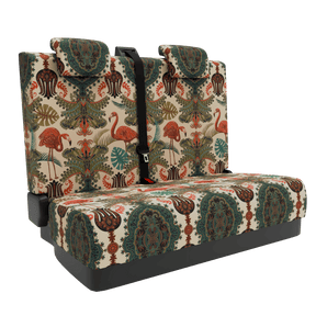 seat covers Full Oriental Flamingo