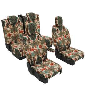 seat covers Full Oriental Flamingo