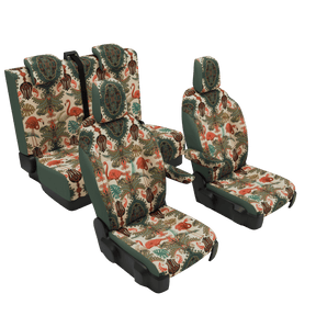 seat covers Full Oriental Flamingo