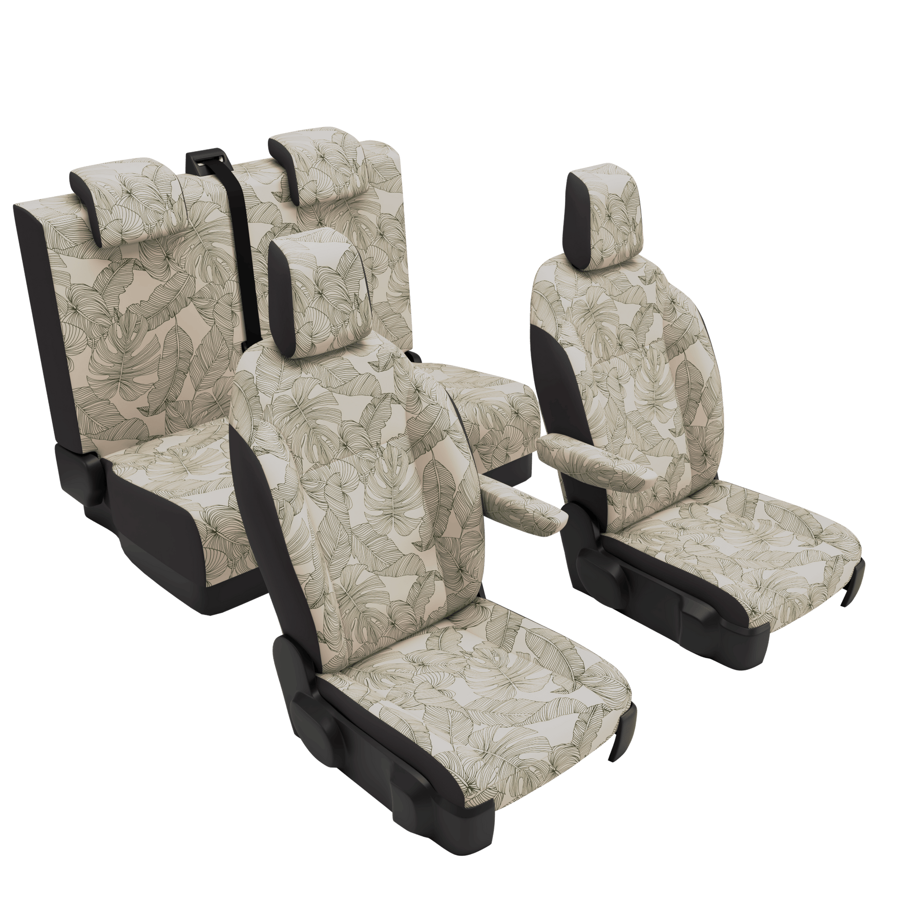 seat covers Full Vintage Leaves