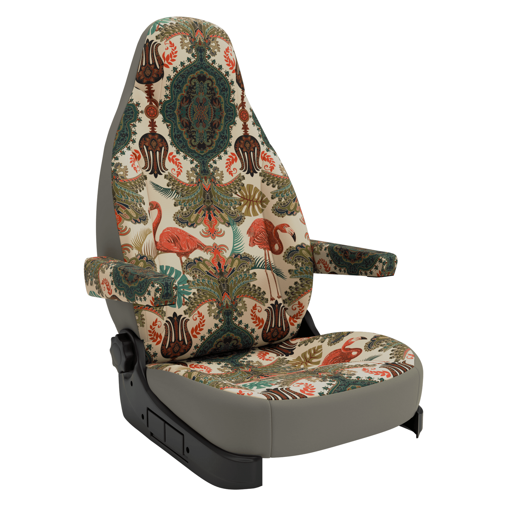 seat covers Key Oriental Flamingo seat covers