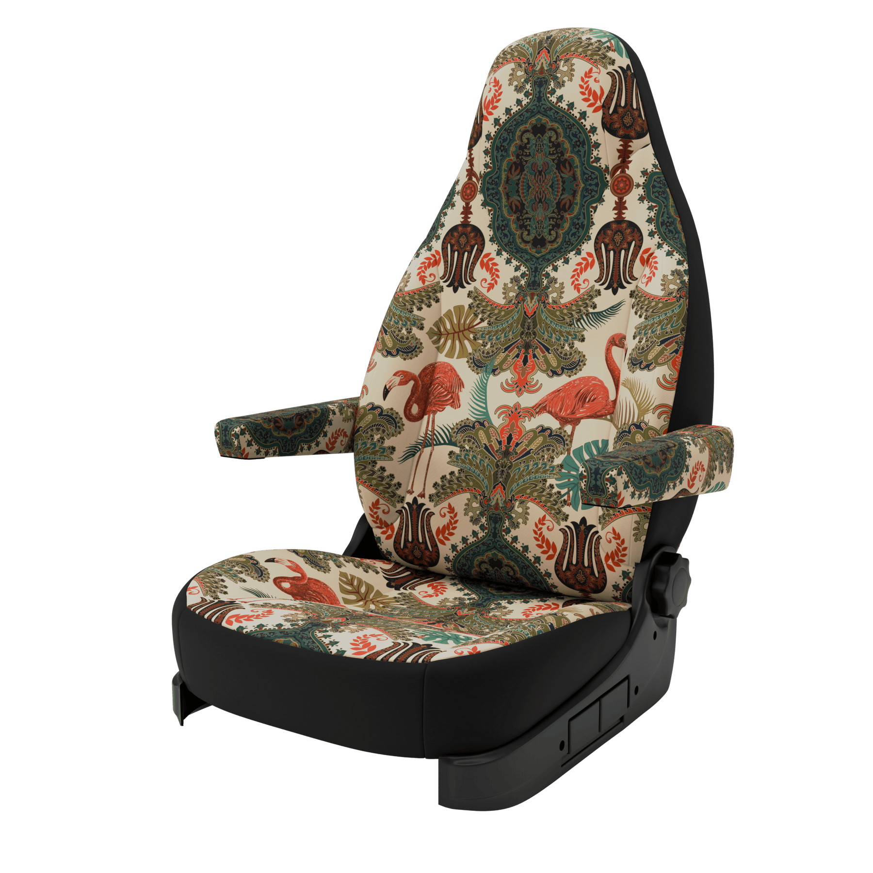 seat covers Family Van Oriental Flamingo