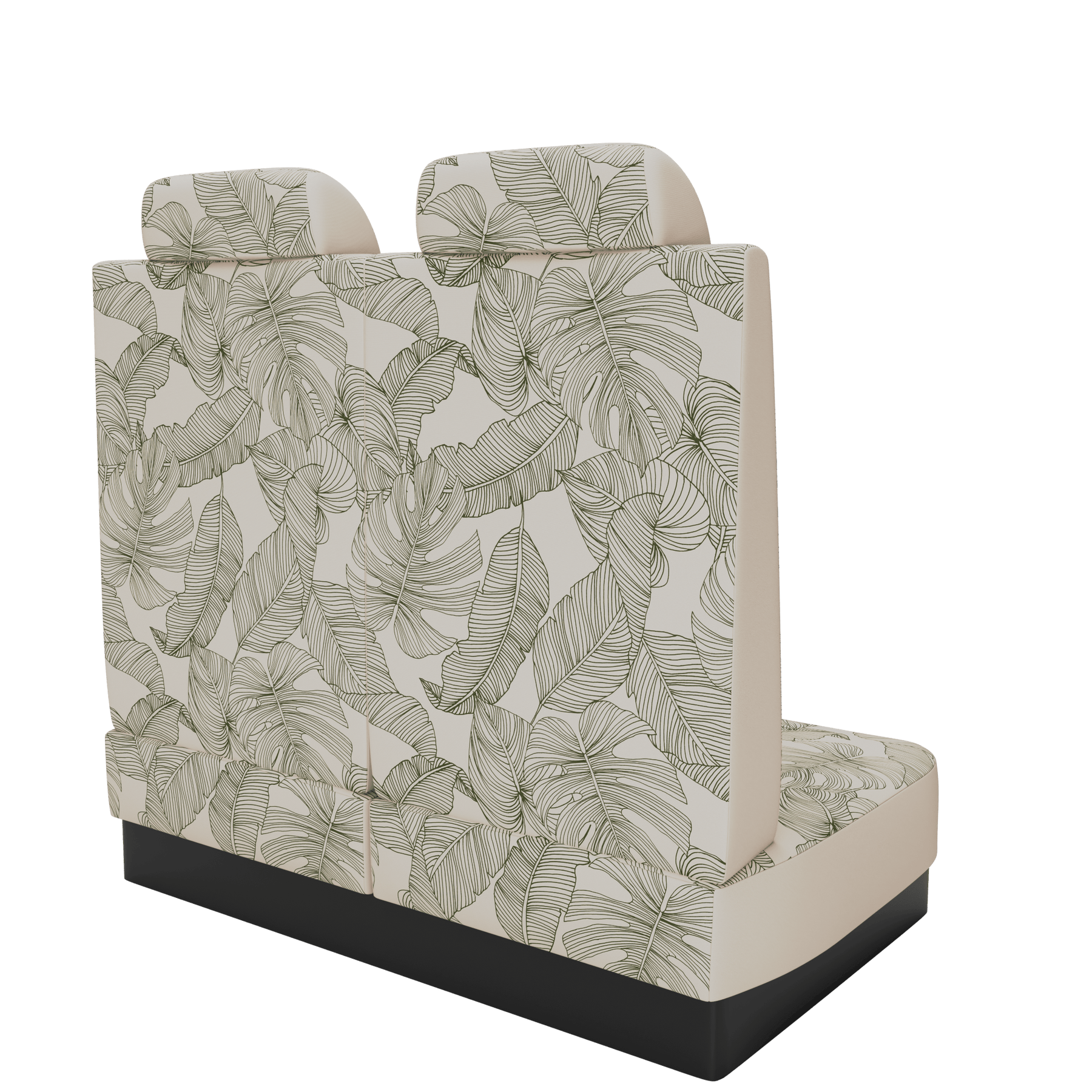 seat covers Camper Van pop-up roof (from 2020) Vintage Leaves