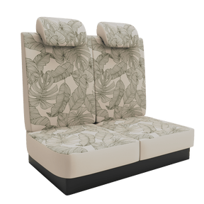 seat covers Camper Van pop-up roof (from 2020) Vintage Leaves