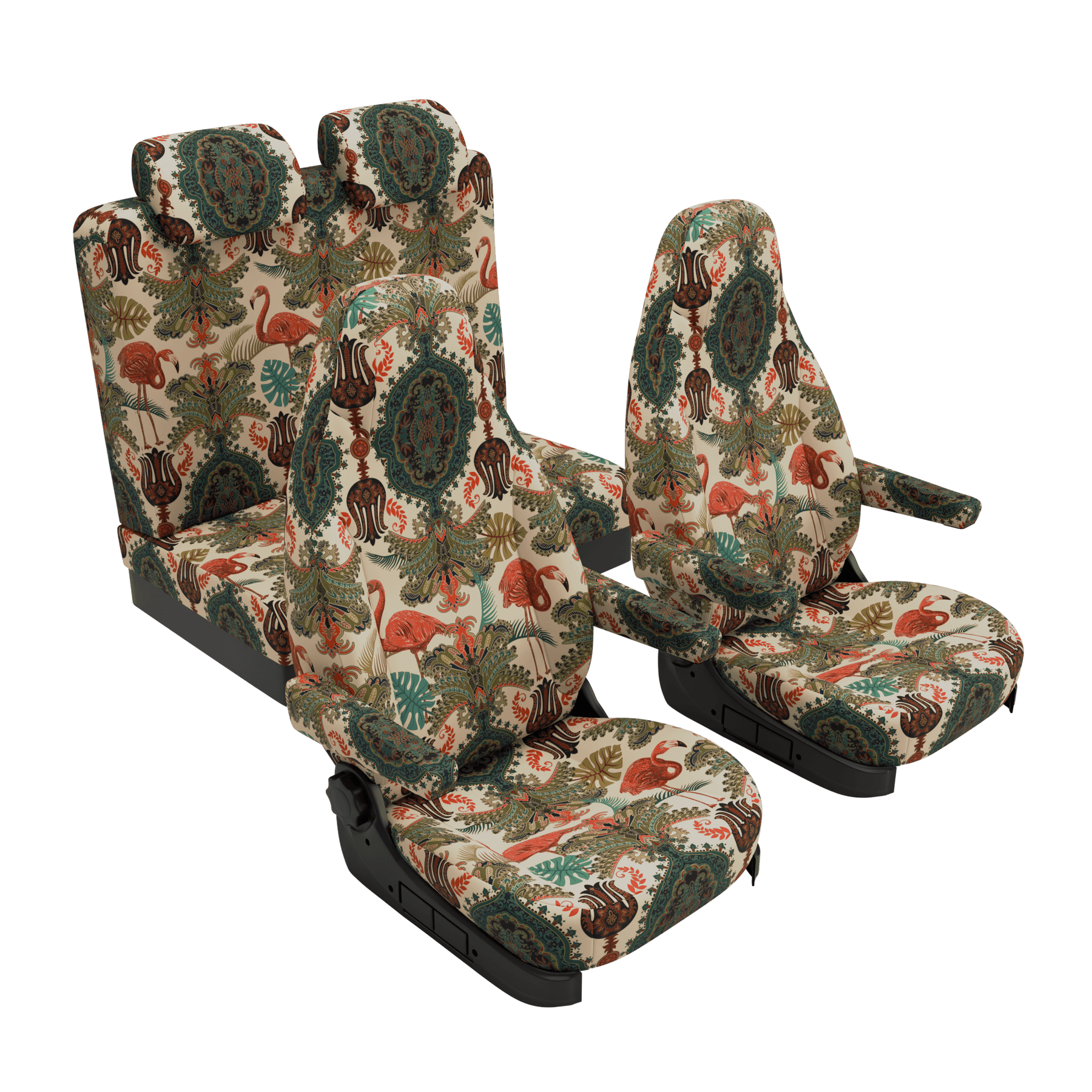 seat covers International Kyros Oriental Flamingo