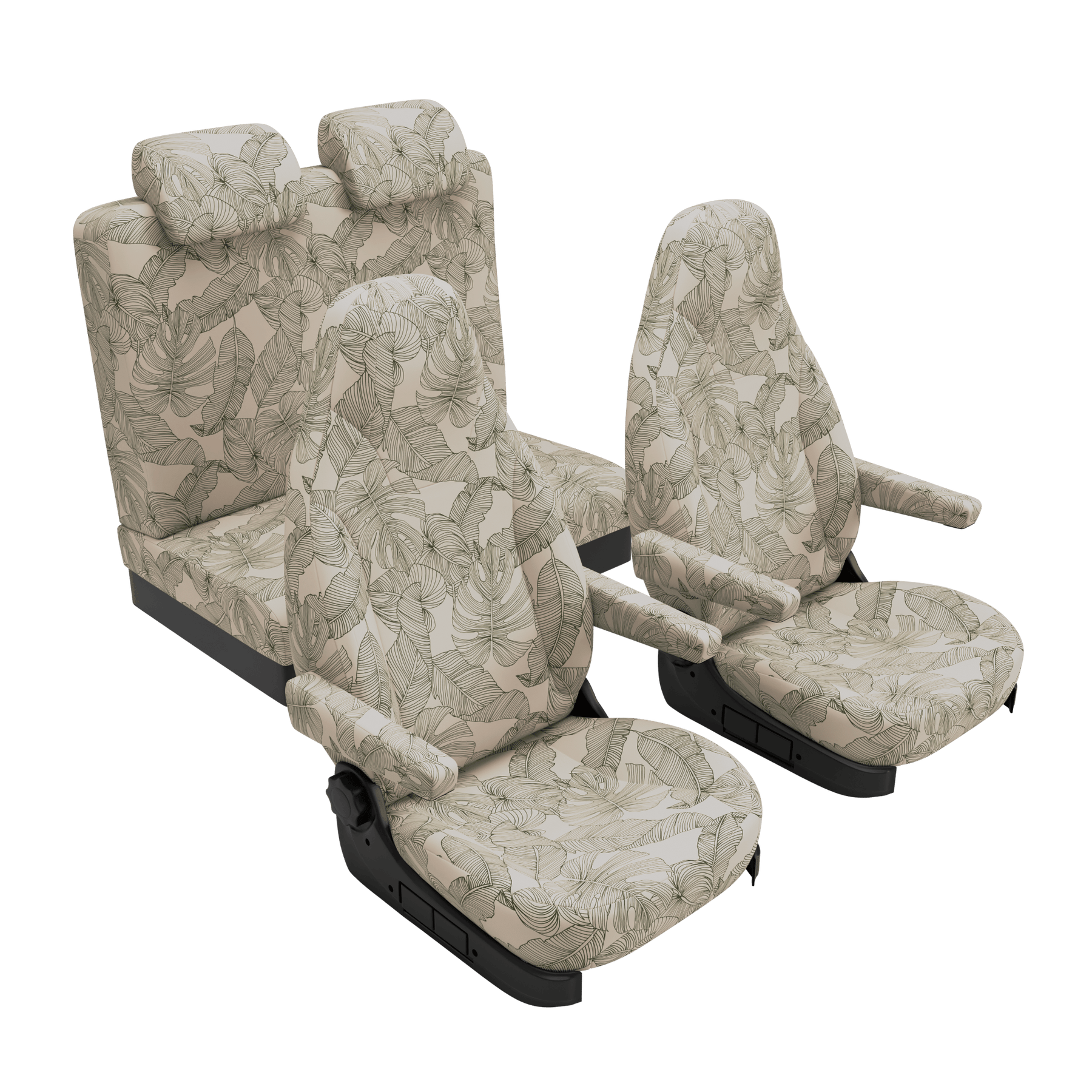 seat covers International Kyros Vintage Leaves