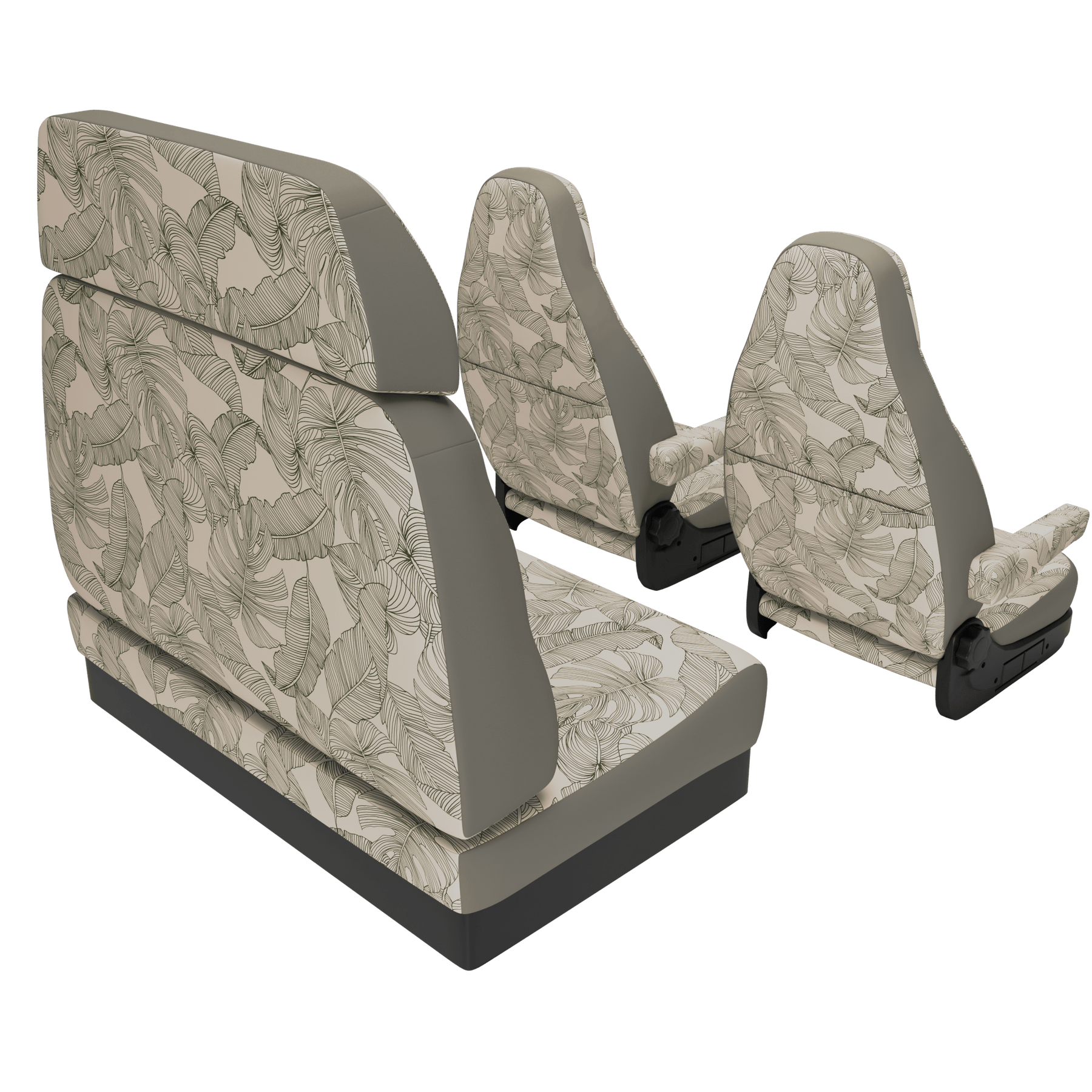 seat covers E-Van Vintage Leaves