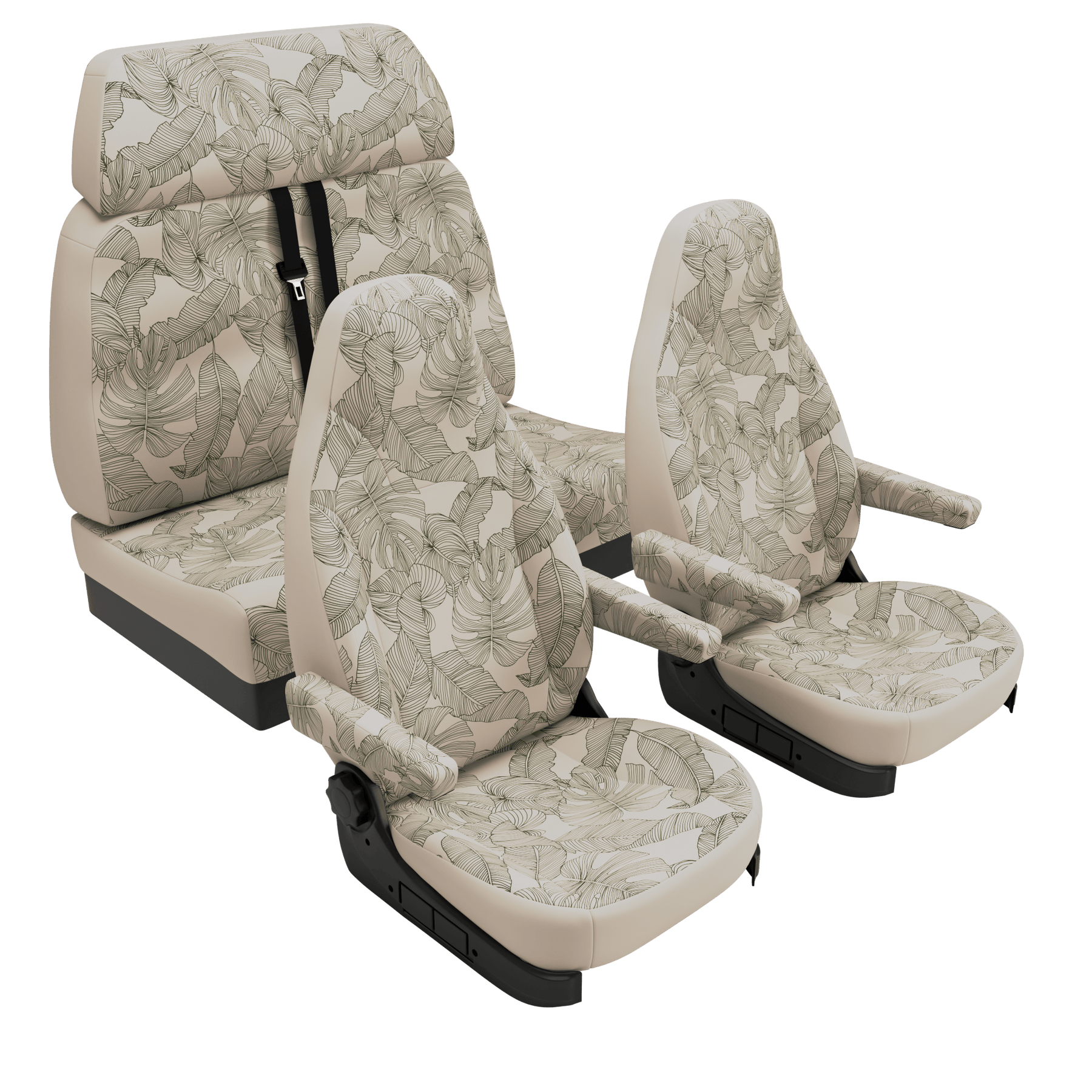 seat covers E-Van Vintage Leaves