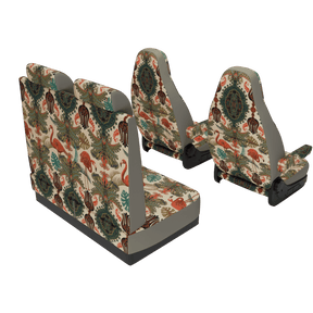 seat covers Camper Van pop-up roof (from 2020) Oriental Flamingo