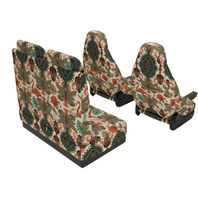 seat covers Camper Van pop-up roof (from 2020) Oriental Flamingo