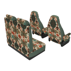 seat covers Camper Van pop-up roof (from 2020) Oriental Flamingo