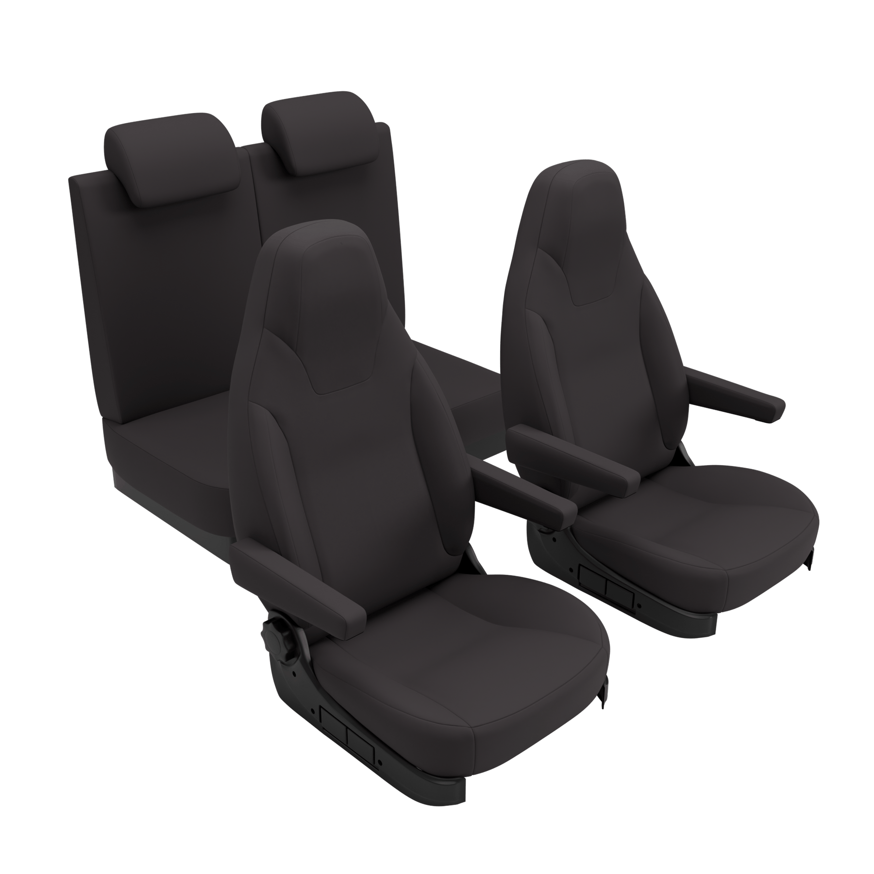 seat covers Camper Van pop-up roof (from 2020) Plain colors