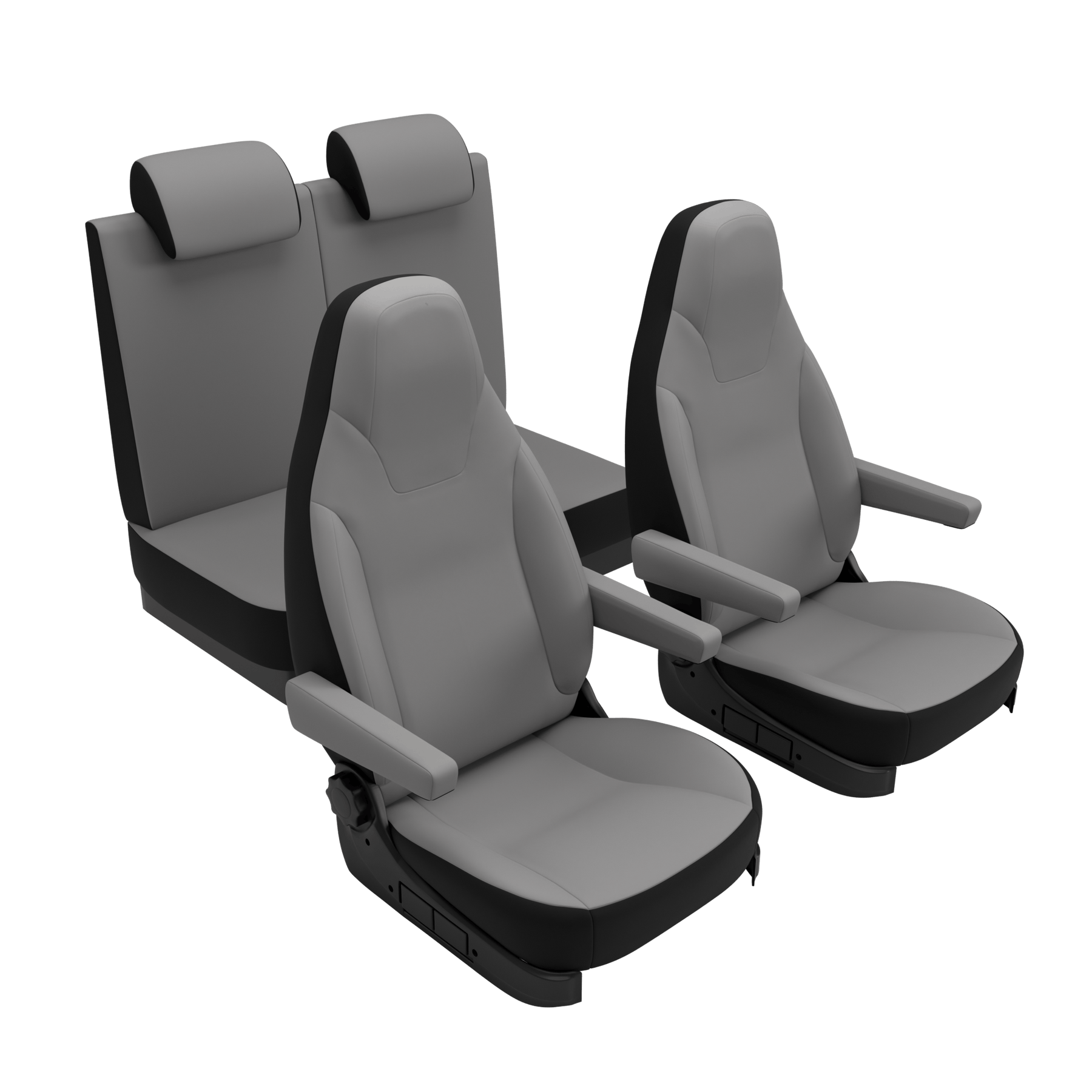 seat covers Camper Van pop-up roof (from 2020) Plain colors