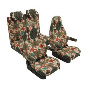 seat covers Camper Van pop-up roof (from 2020) Oriental Flamingo