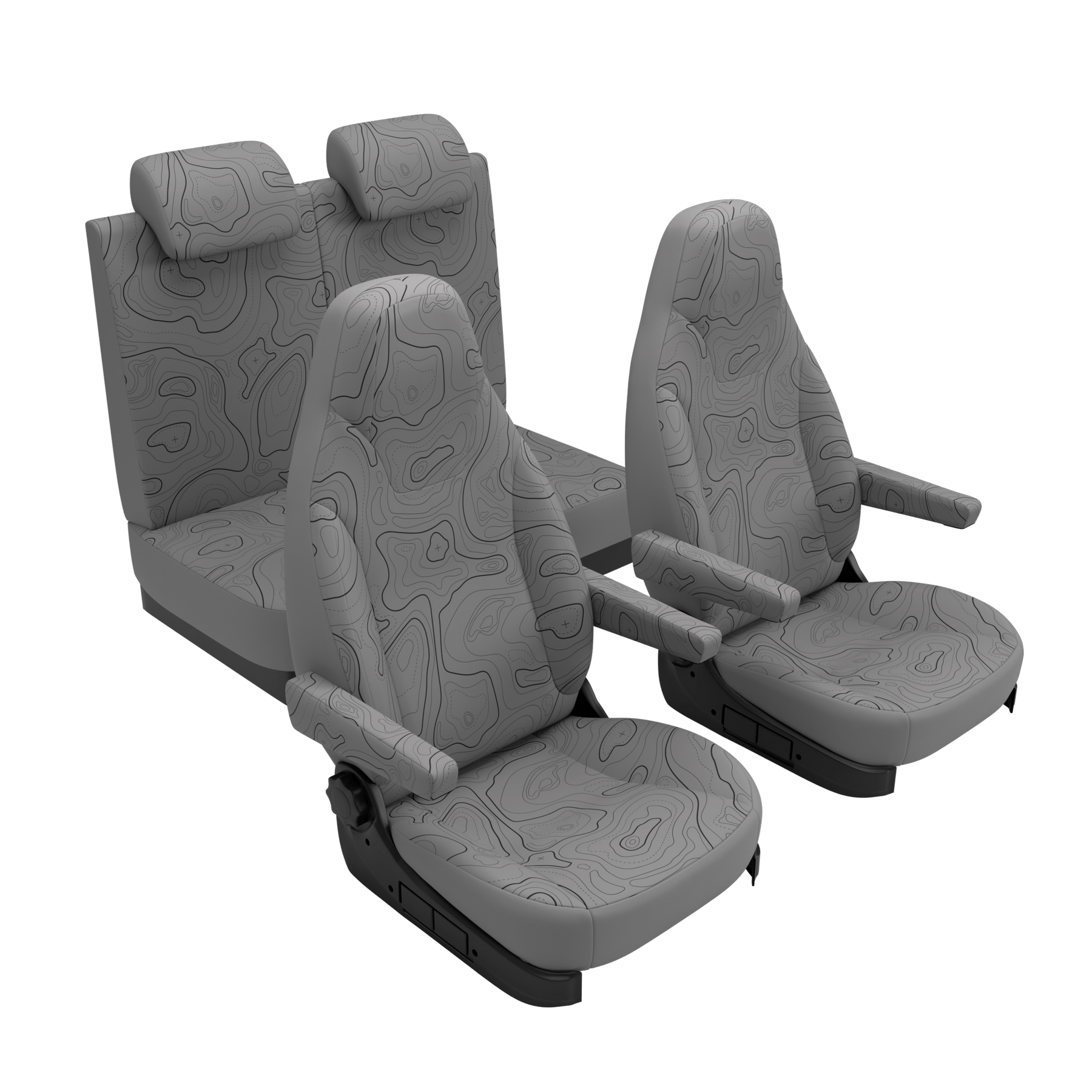 seat covers Camper Van pop-up roof (from 2020) Wild Lines