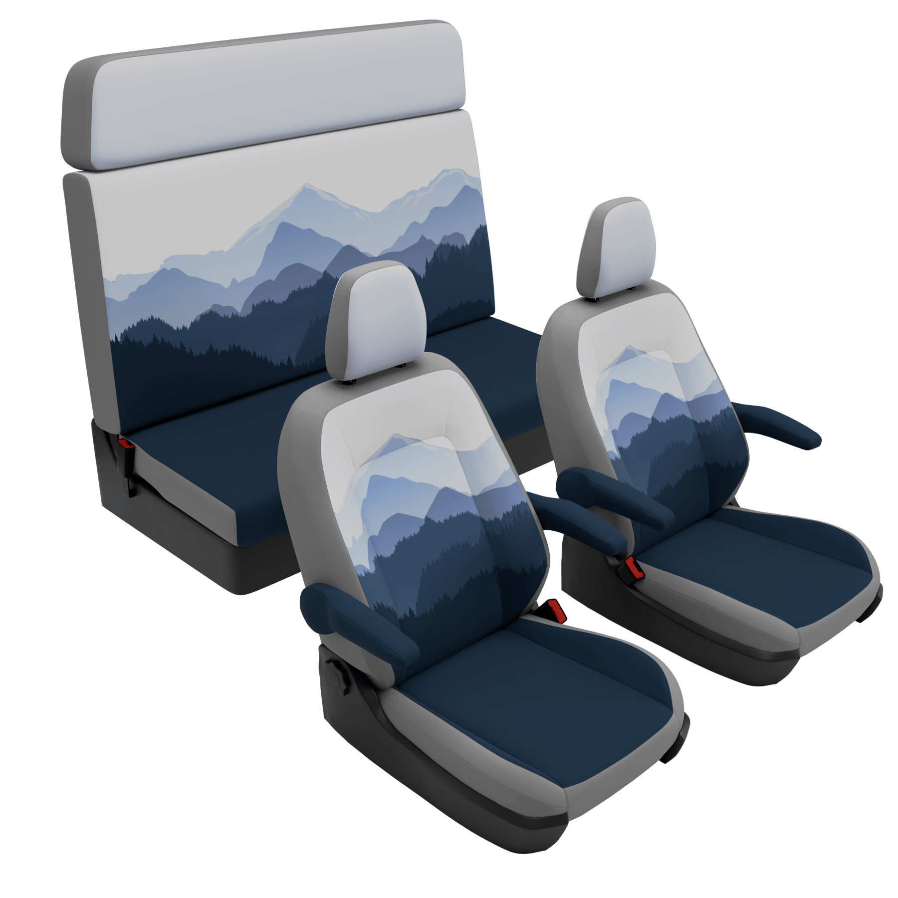seat covers Nugget (Westfalia) (from 2024) Misty Mountains