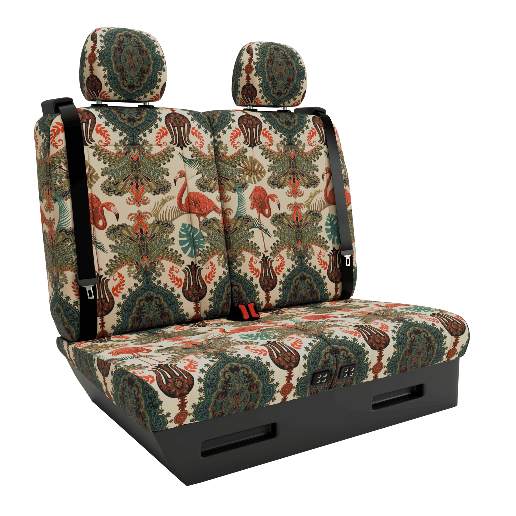 seat covers Base X Oriental Flamingo