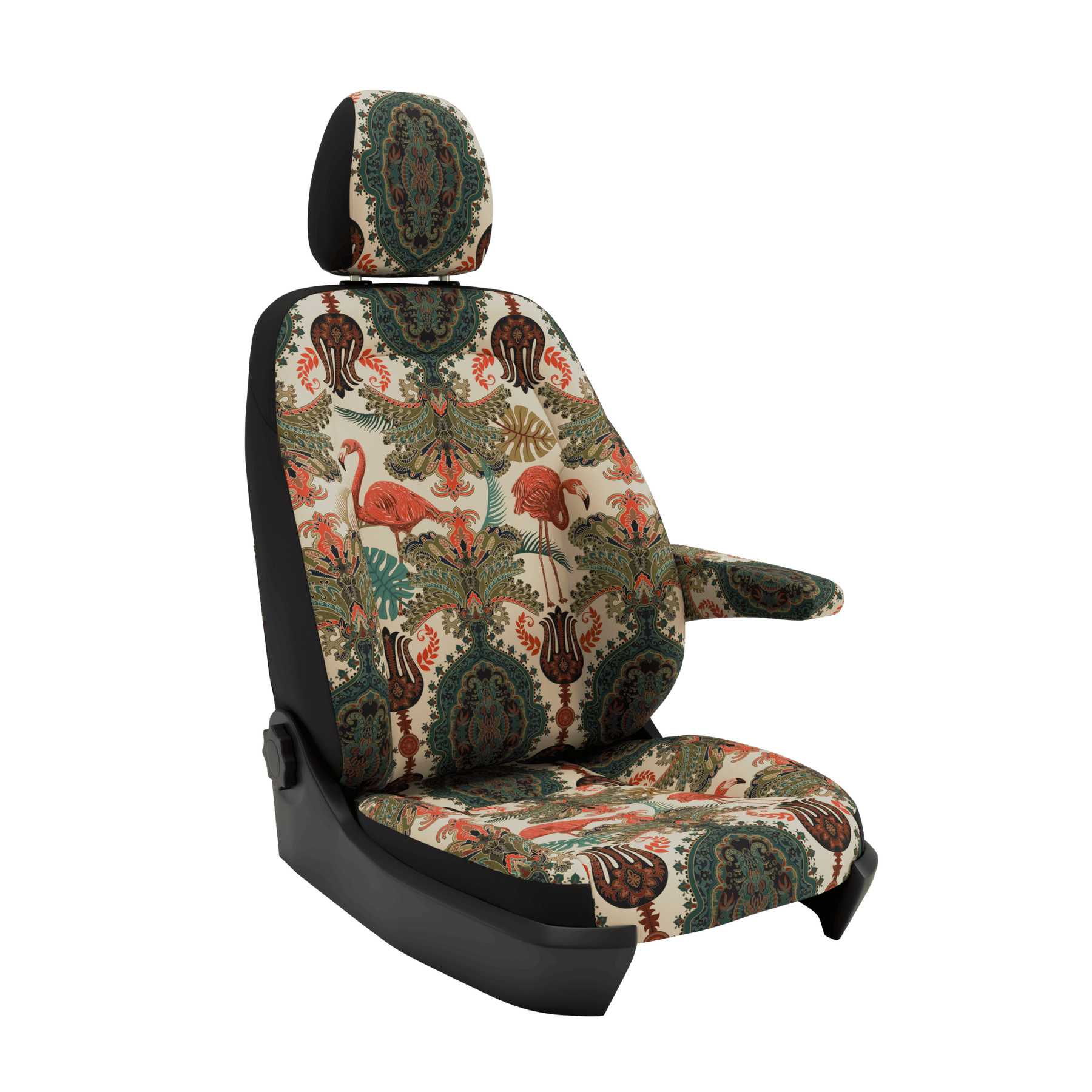 seat covers Base X Oriental Flamingo