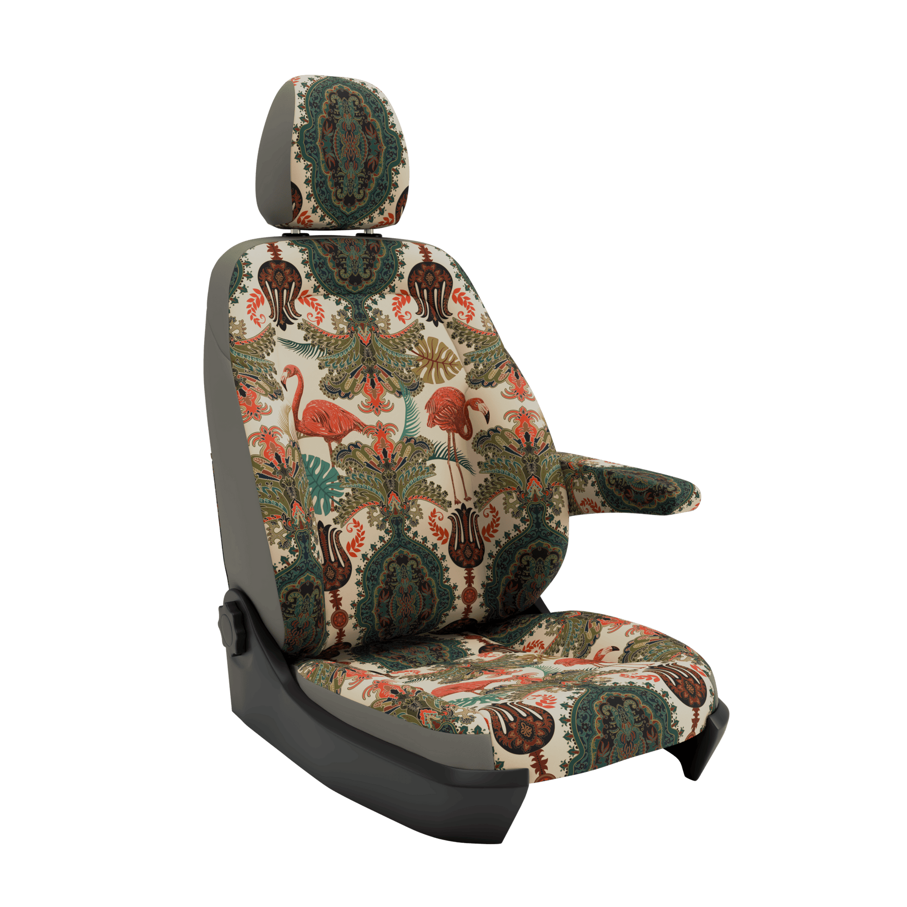 seat covers Base X Oriental Flamingo