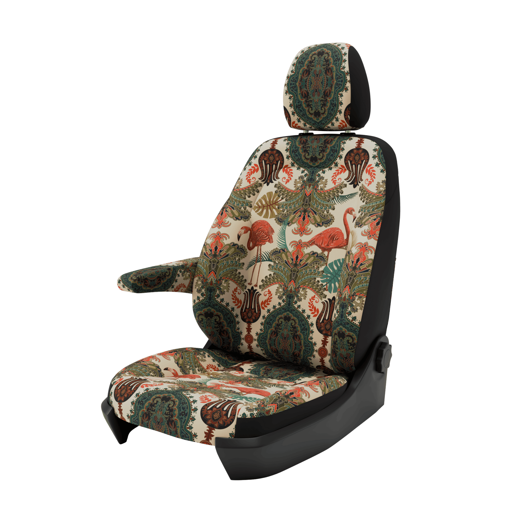 seat covers Base X Oriental Flamingo
