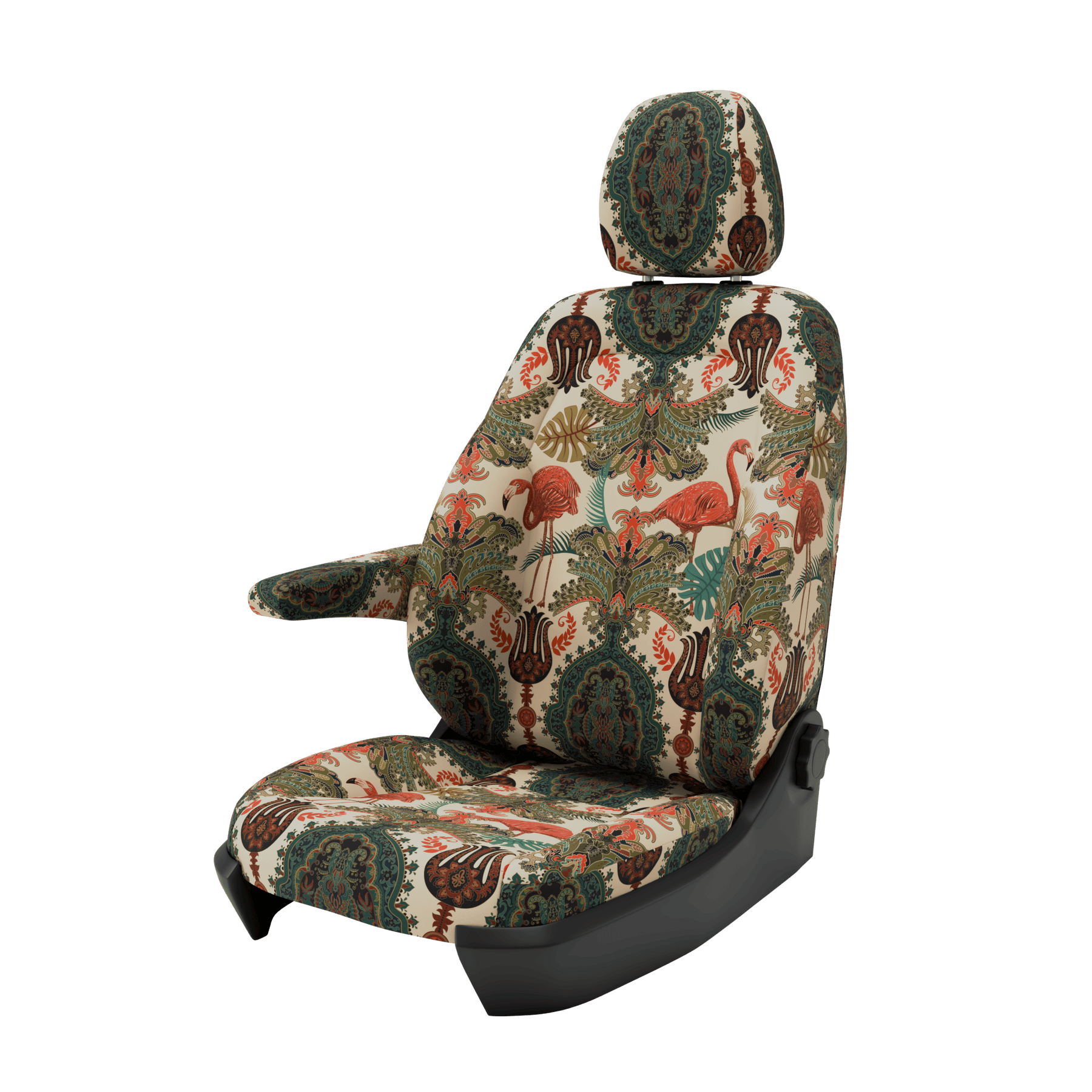 seat covers Base X Oriental Flamingo