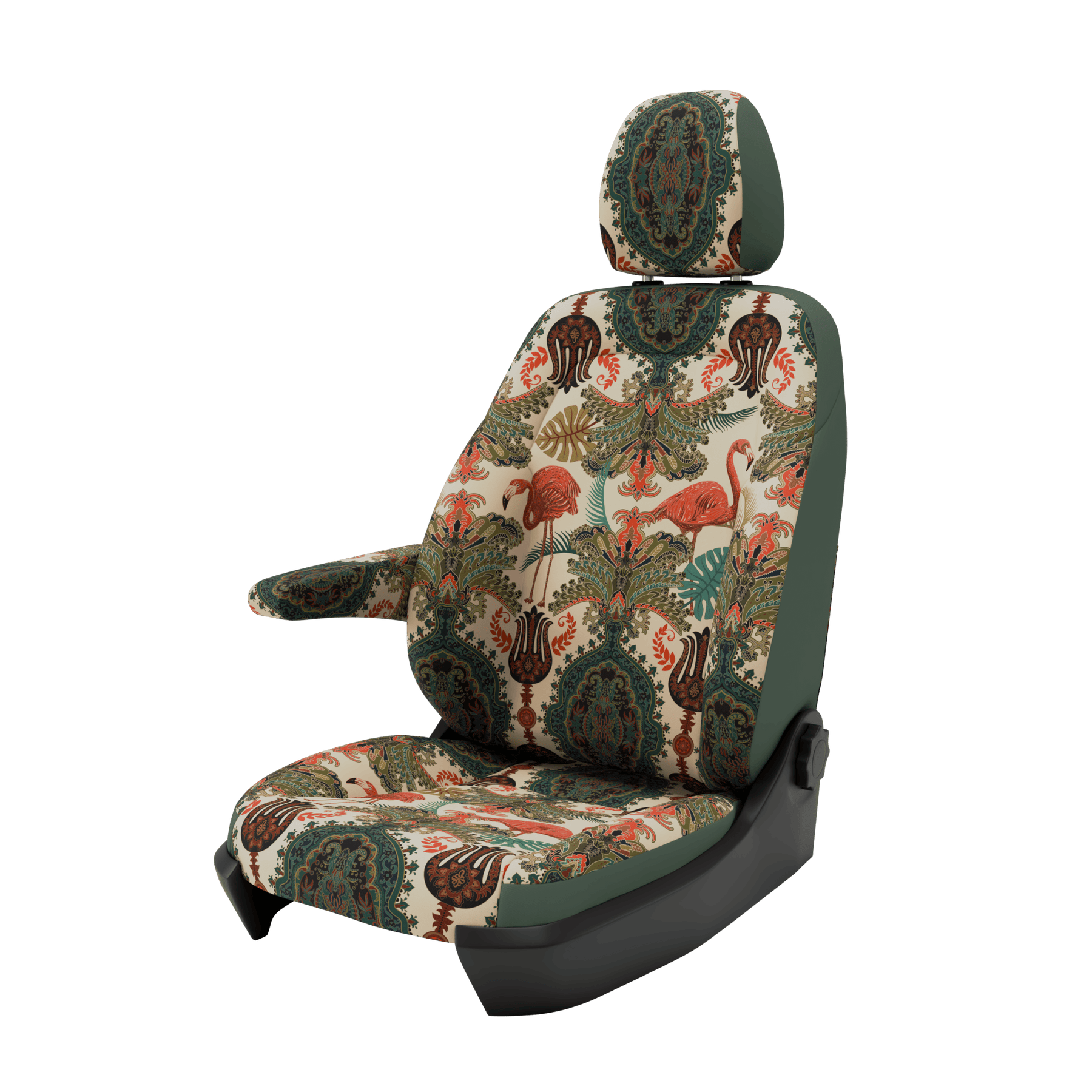 seat covers Base X Oriental Flamingo