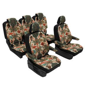 seat covers VW T7 Multivan Oriental Flamingo