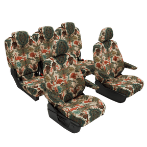 seat covers VW T7 Multivan Oriental Flamingo