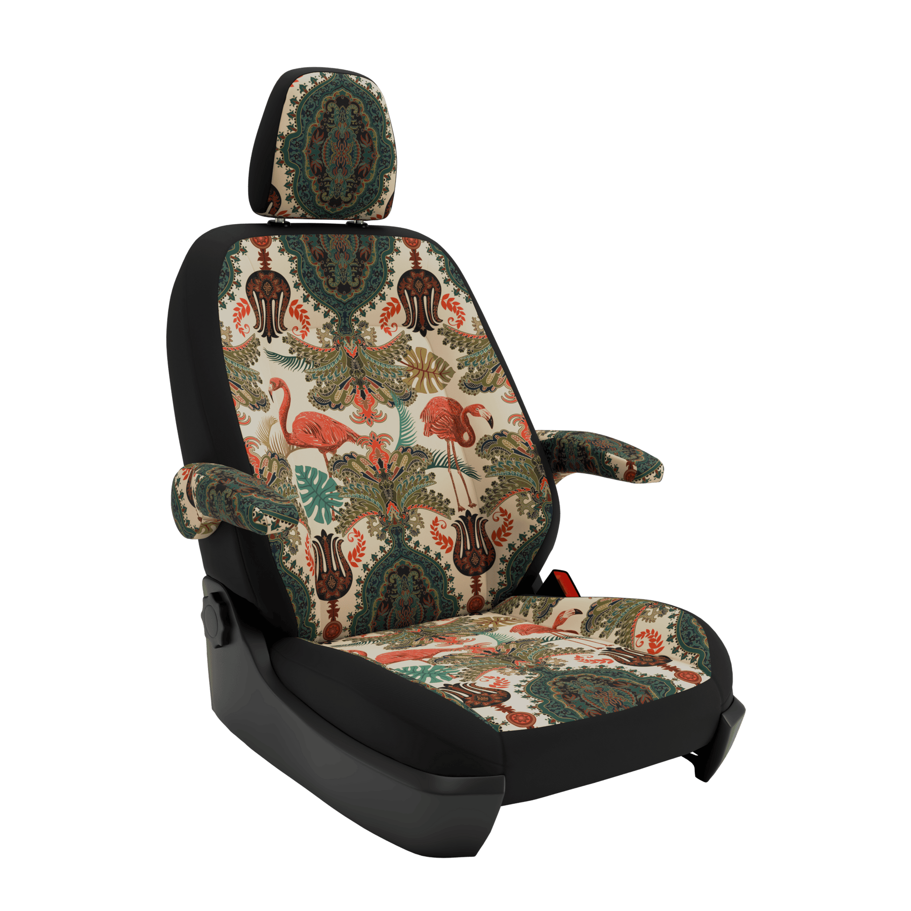 seat covers Transit Custom V710 (from 2023) Oriental Flamingo
