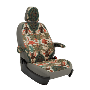 seat covers Transit Custom V710 (from 2023) Oriental Flamingo