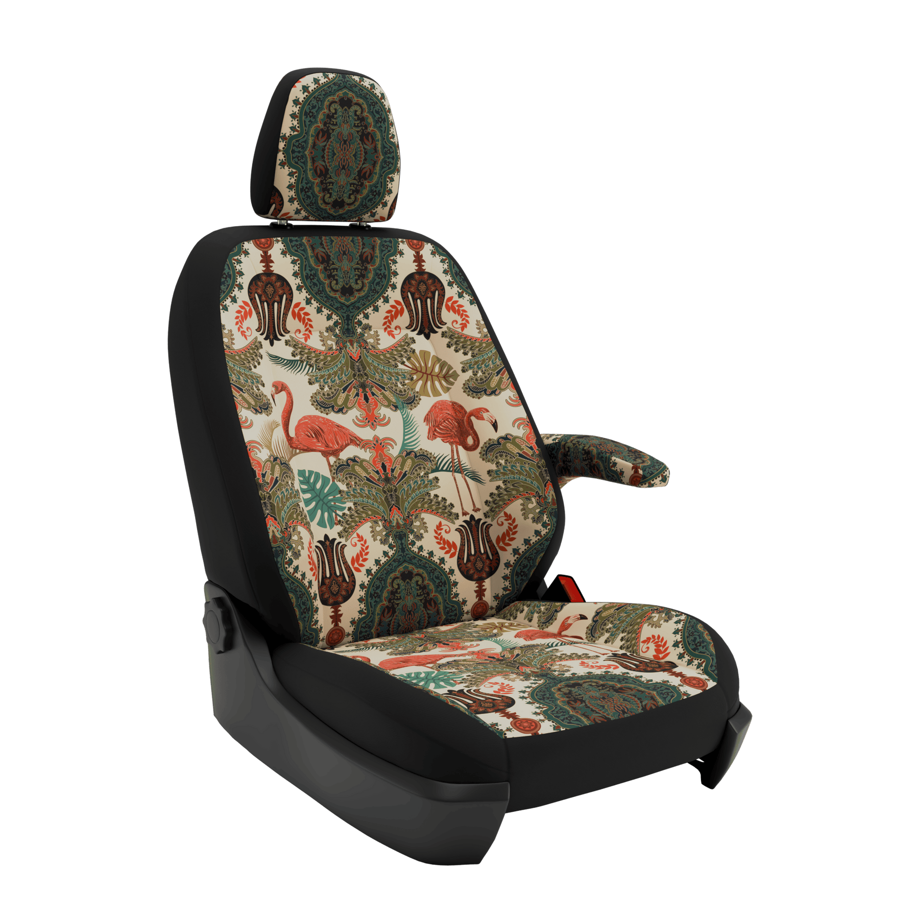 seat covers Transit Custom V710 (from 2023) Oriental Flamingo