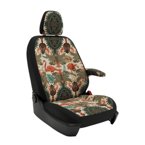 seat covers Transit Custom V710 (from 2023) Oriental Flamingo