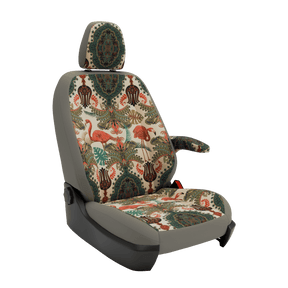 seat covers Transit Custom V710 (from 2023) Oriental Flamingo