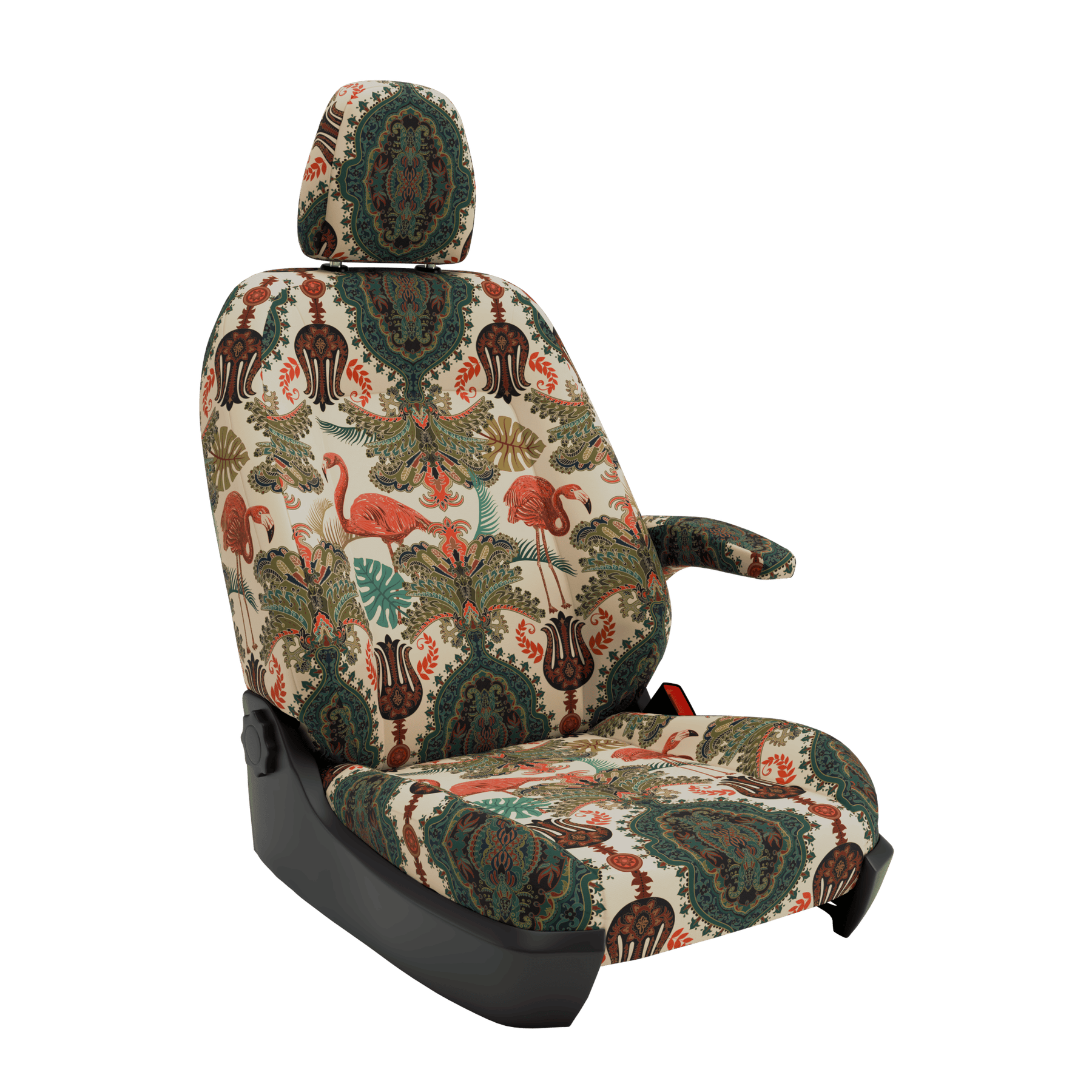 seat covers Transit Custom V710 (from 2023) Oriental Flamingo