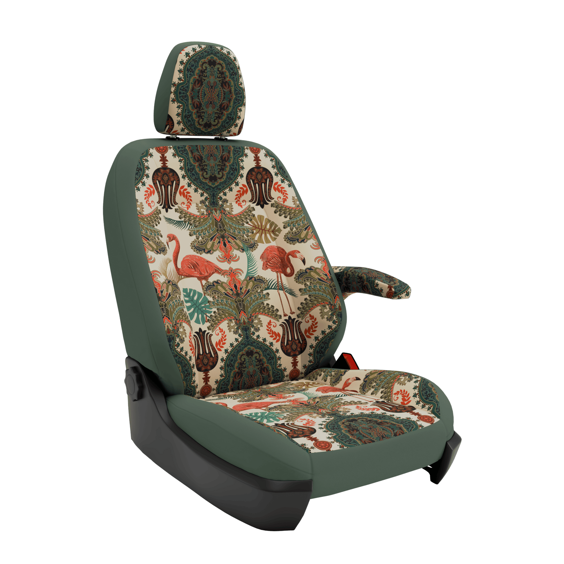 seat covers Transit Custom V710 (from 2023) Oriental Flamingo