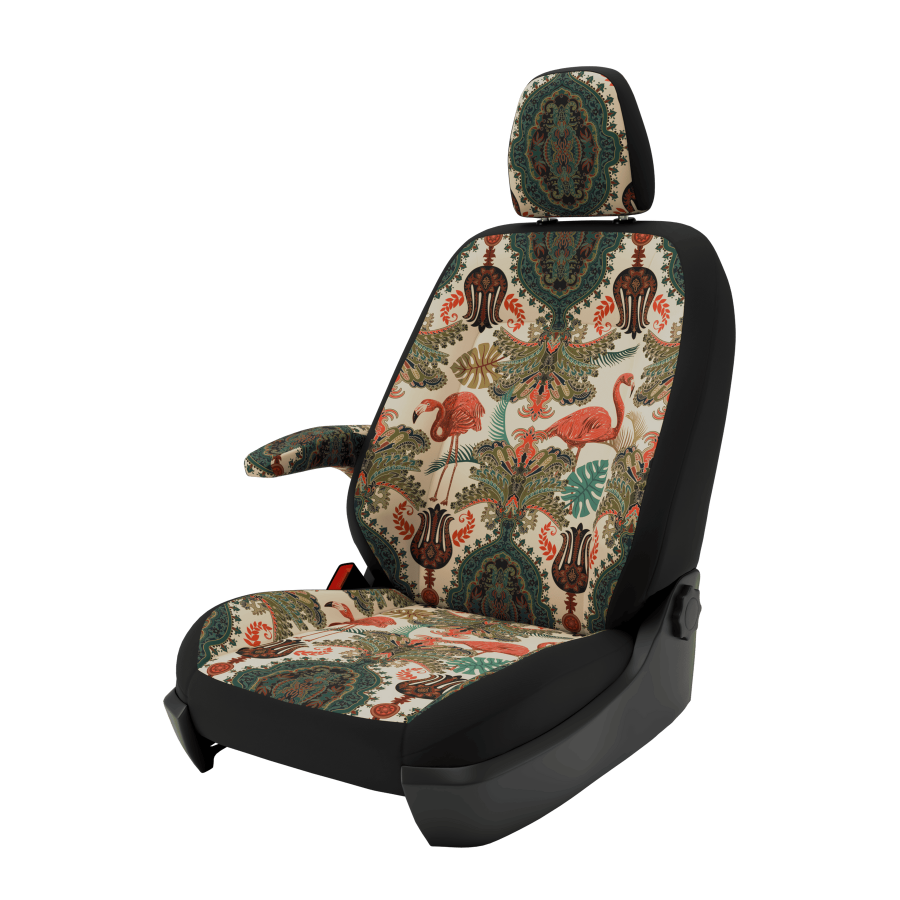 seat covers Transit Custom V710 (from 2023) Oriental Flamingo