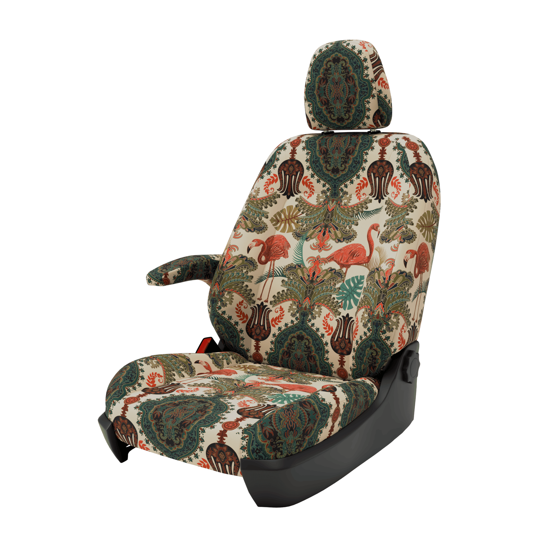 seat covers Transit Custom V710 (from 2023) Oriental Flamingo