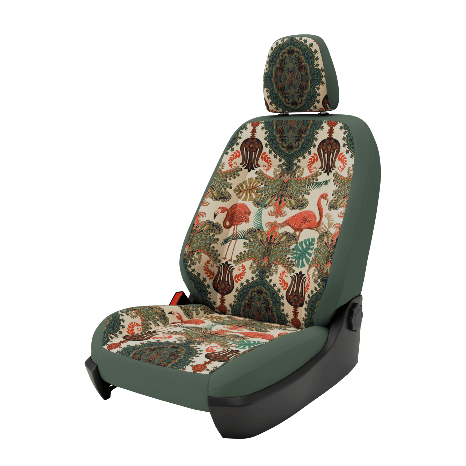 seat covers Transit Custom V710 (from 2023) Oriental Flamingo