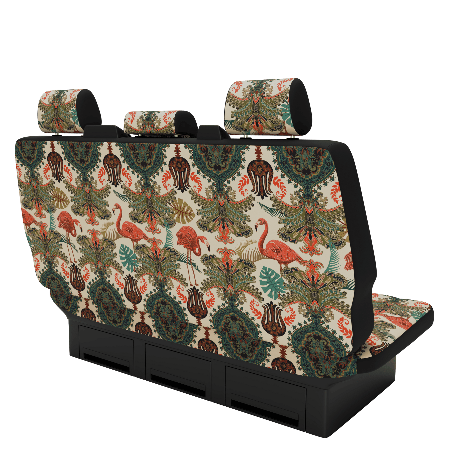seat covers Campervan T6.1 Oriental Flamingo