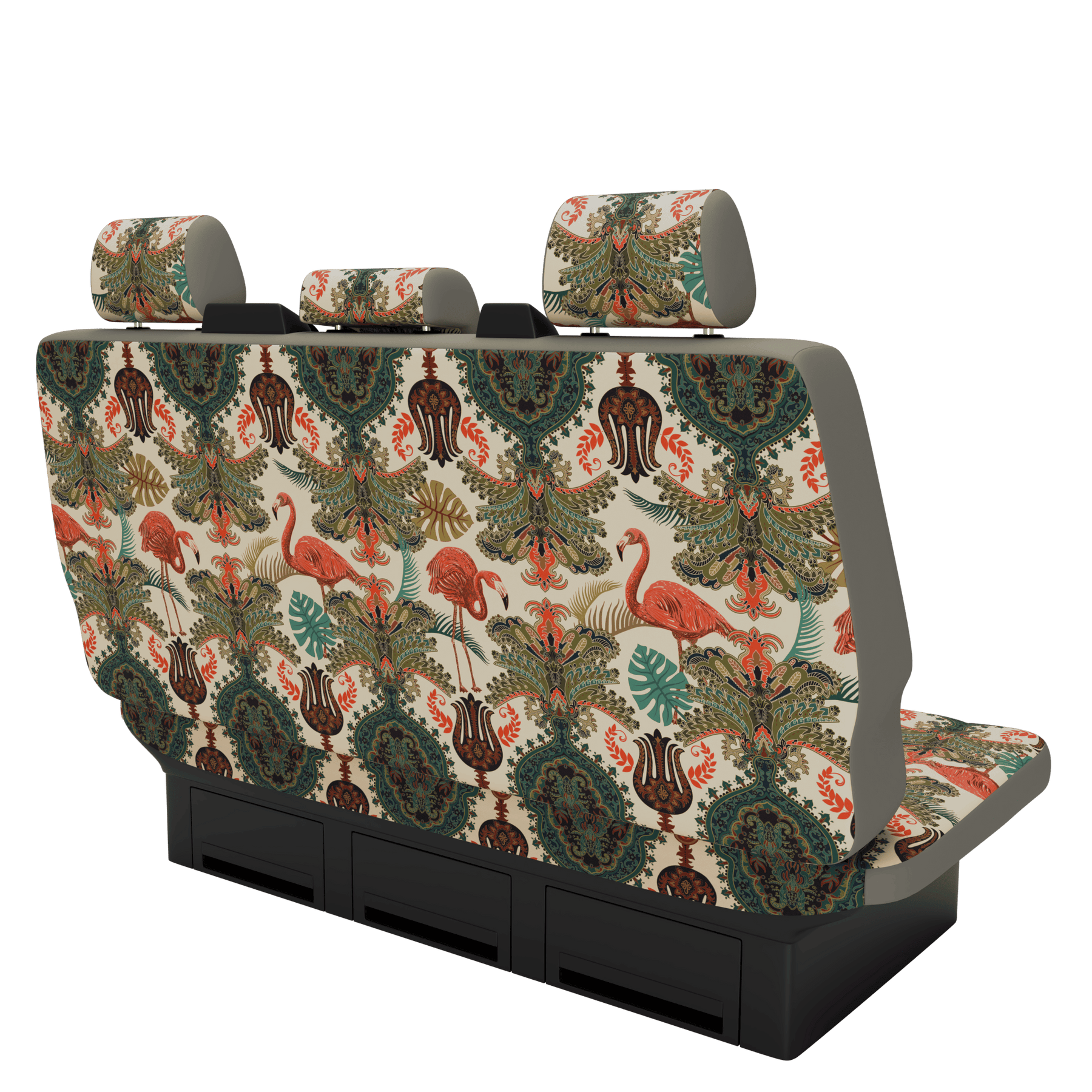 seat covers Campervan T6.1 Oriental Flamingo