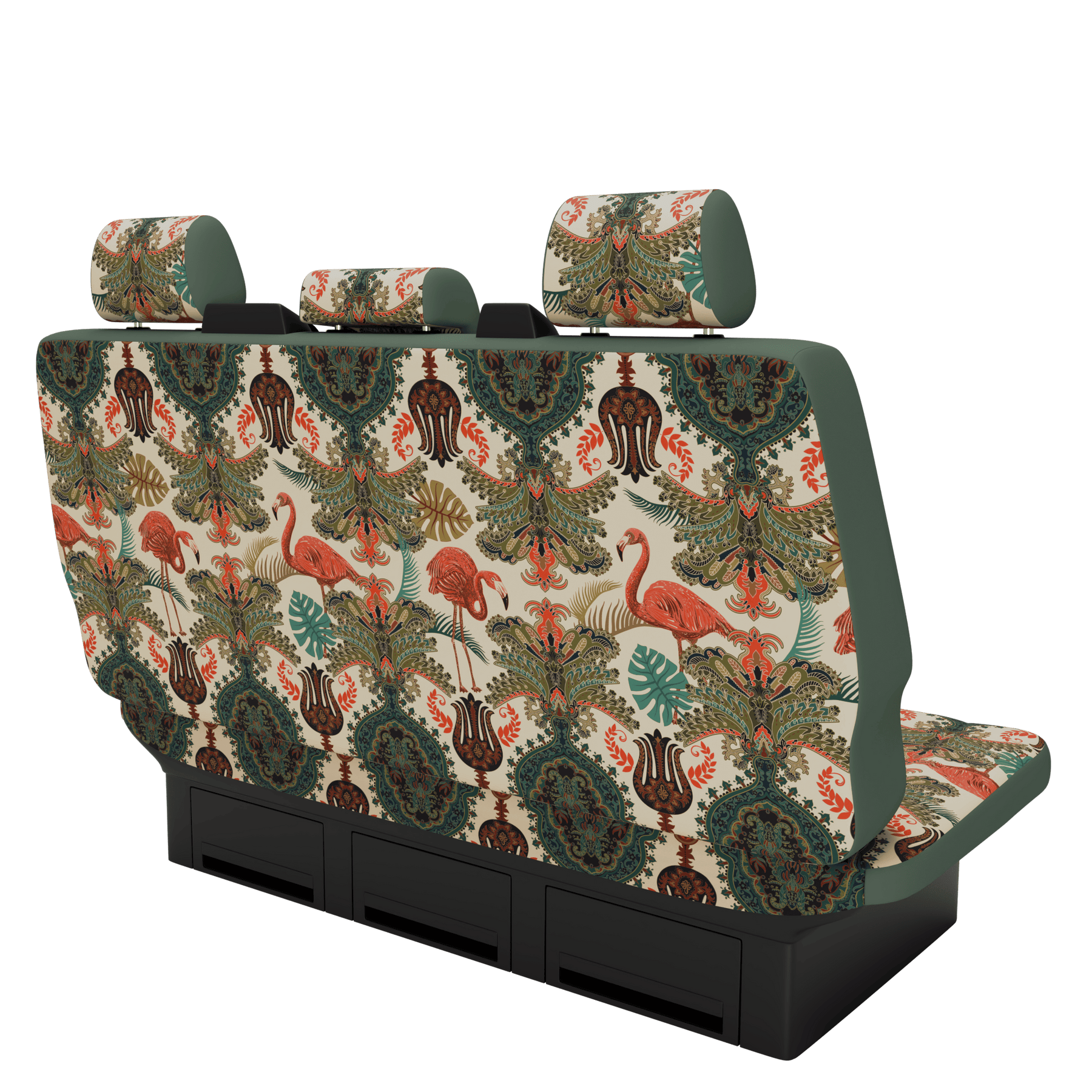seat covers Campervan T6.1 Oriental Flamingo