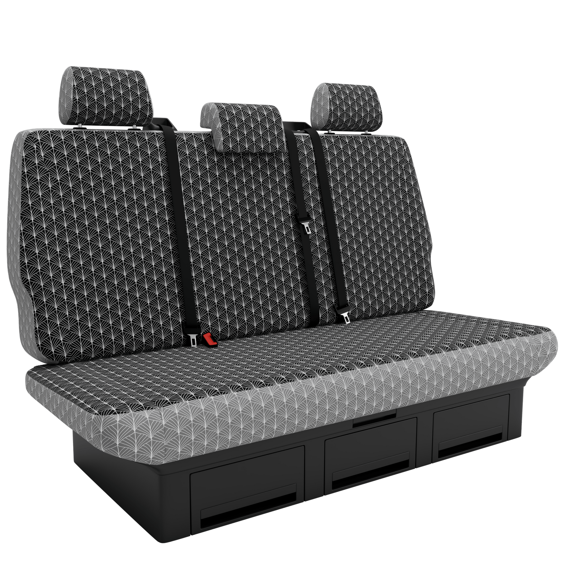 seat covers T4 Multivan Art Deco Black