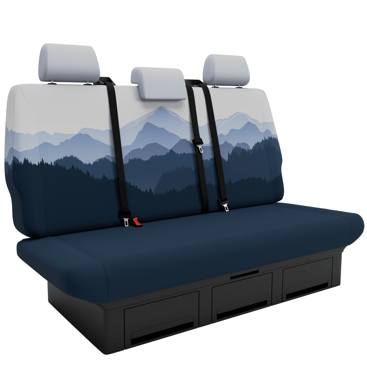 seat covers sleeping bench S3 1150 narrow VAN Misty Mountains