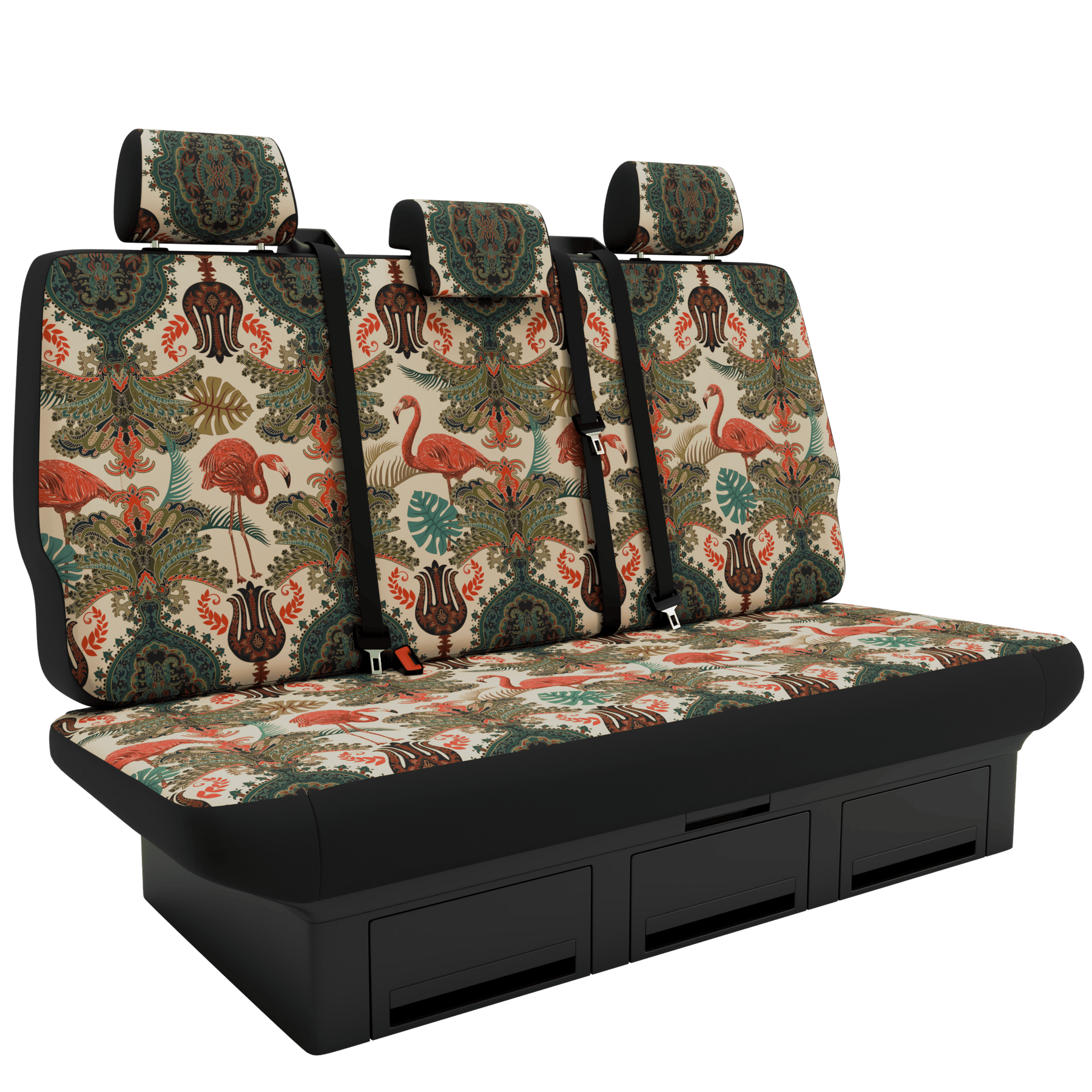 seat covers Base X Oriental Flamingo