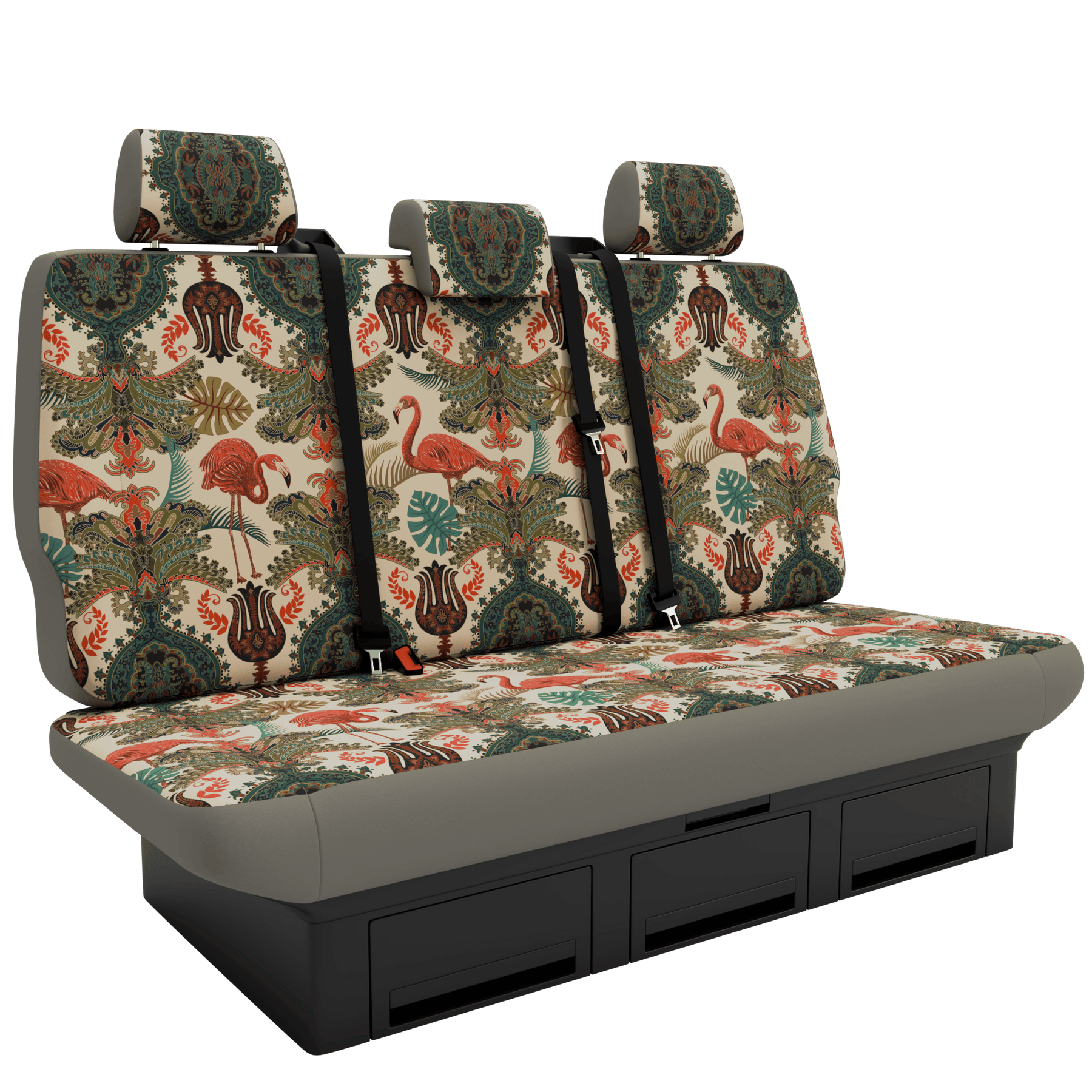 seat covers Base X Oriental Flamingo