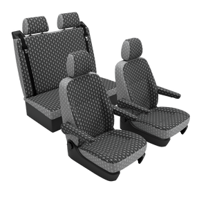 seat covers T4 Multivan Art Deco Black