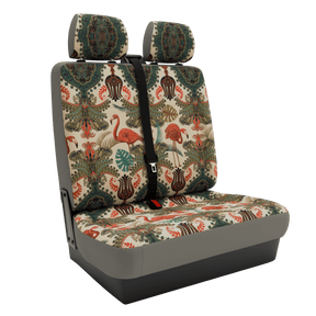 seat covers Transit Custom (from 2014) Oriental Flamingo